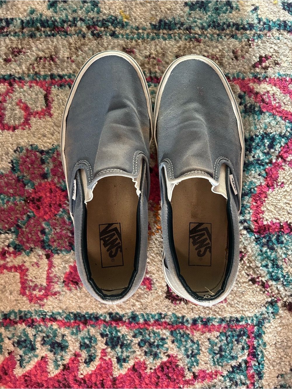 Vans Slip-On Sneakers in Blue